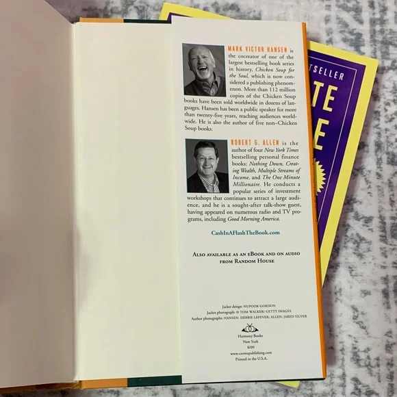 The One Minute Millionaire and Cash in a Flash Book Set- Mark Victor Hansen - Picture 5 of 6